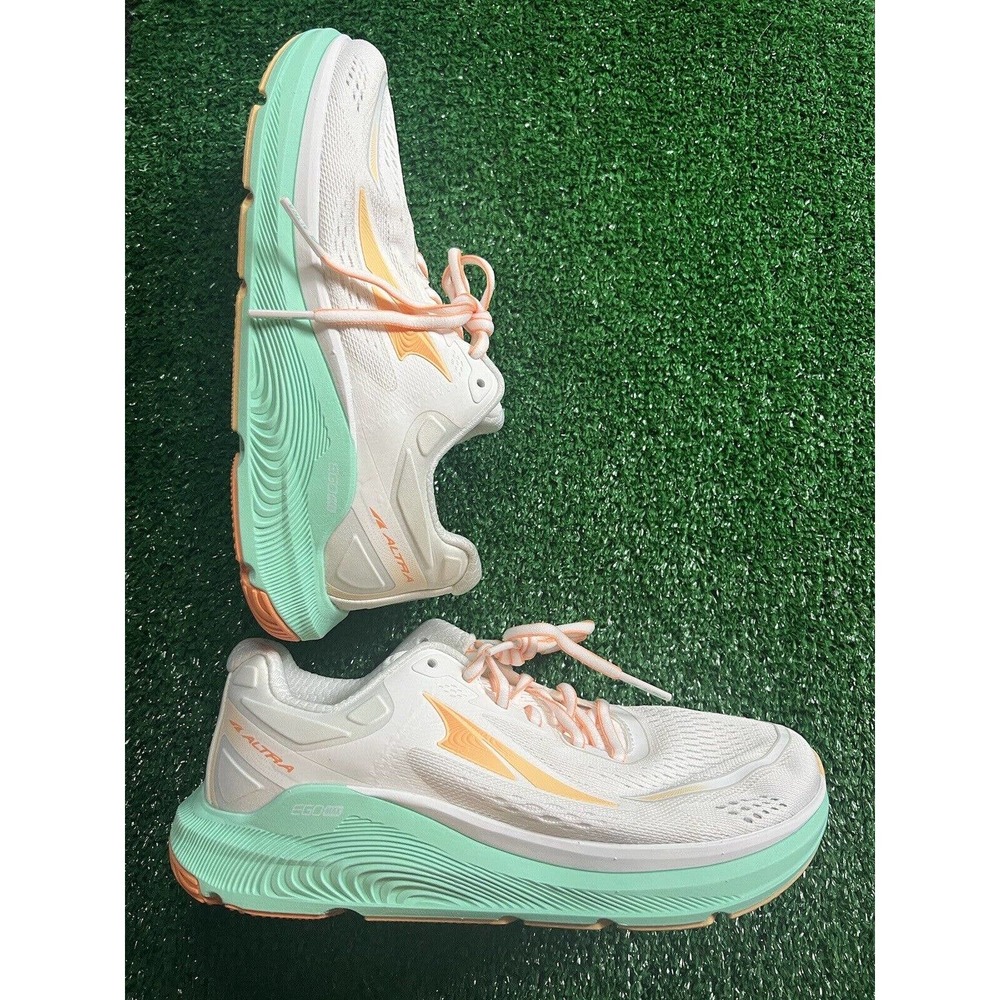 Altra Paradigm 6.0 Women’s Size 8 ‘White | green’ Running Shoes AL0A5484130